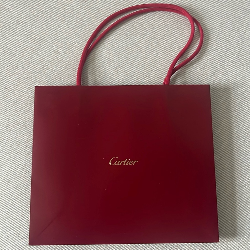 Cartier bag 22 x 26 inches